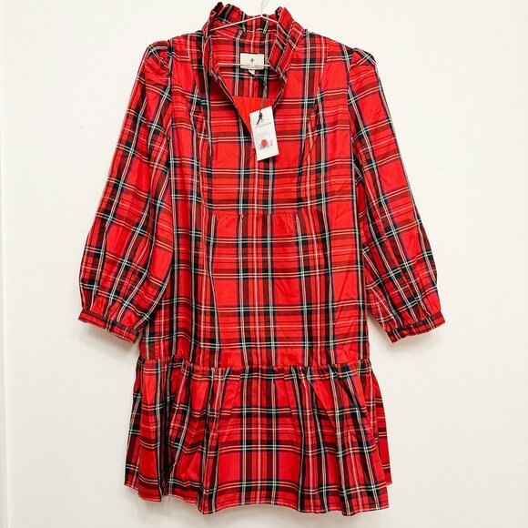 NWT Tuckernuck Palmerston Dress in Royal Stewart Tartan Plaid - Picture 14 of 16